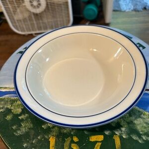 Super Bowl from the elegance collection discontinued pattern, marine blue